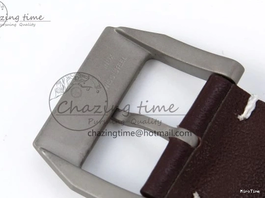 MIROTIME 1224 Pilot Mark XVIII Titanium BLSF 1:1 Best Edition Black Dial on Brown Leather Strap MIYOTA Popular 7020